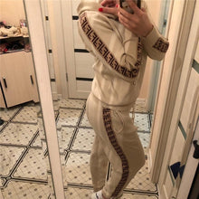 Load image into Gallery viewer, ZP 2 Piece Tracksuit Women Hoodie Sweatshirt Female Sport Pullover Suits Women's Sport Suit Set Tracksuit for Women Sweatshirt